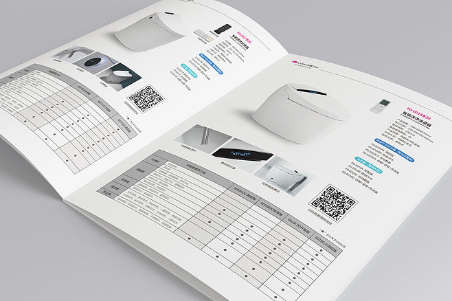 智享生活，凈享舒適——智能衛(wèi)浴畫(huà)冊(cè)平面設(shè)計(jì)全解析